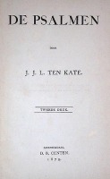 Psalmen-Ten-Kate-1879-Titel