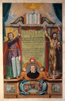 Lutherbijbel (1702) Titelgravure