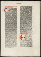 Gutenberg Bible Fragment