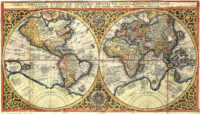 2. Plancius-maps (1590) 1e staat