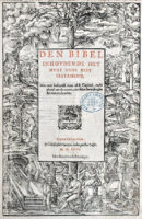 Plantijnbijbel (1566) Titel – 1 (sm)