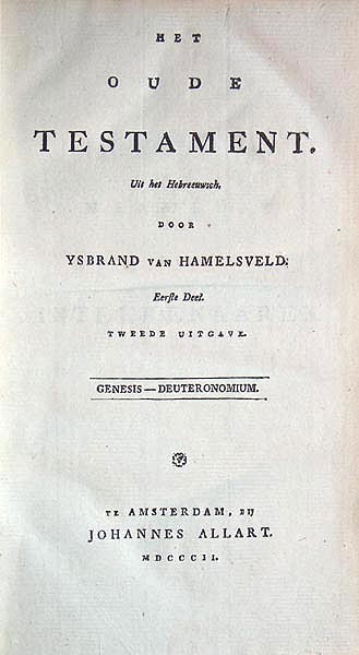 Bijbel - Van Hamelsveld